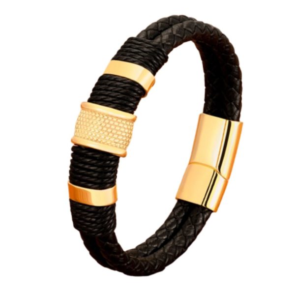 Pulseira masculina puro charme gold