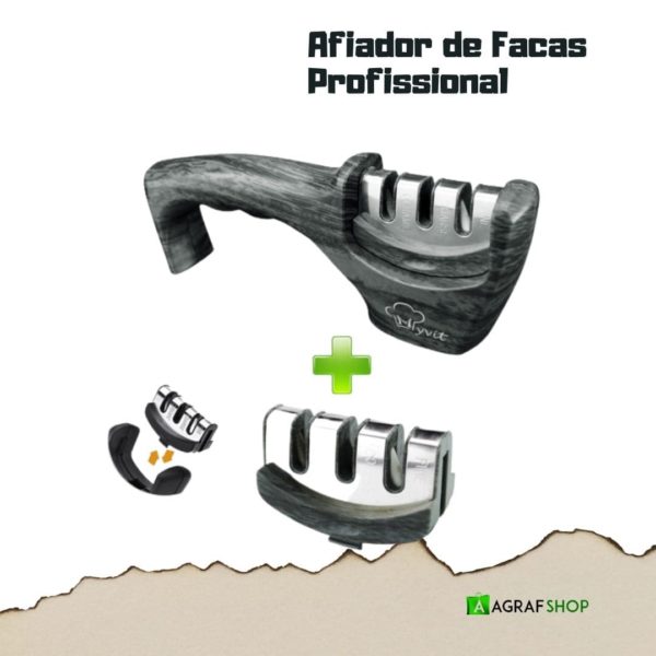 Afiador de Facas MF Pro Carbono Com Acessorio - Image 3